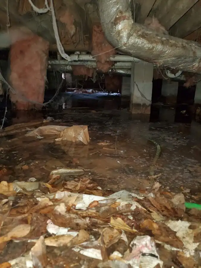 Crawl space flood assessment for Commercial Water Damage Restoration in Waimanalo