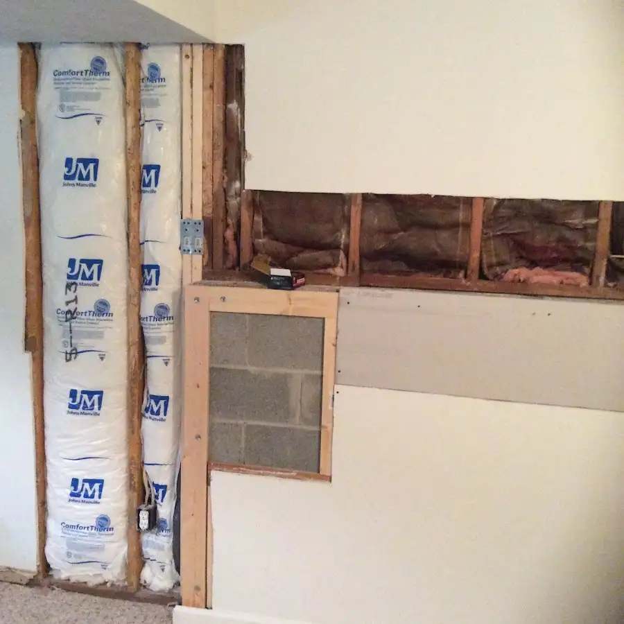 Wall insulation replacement during Odor Removal & Deodorization in Waimanalo